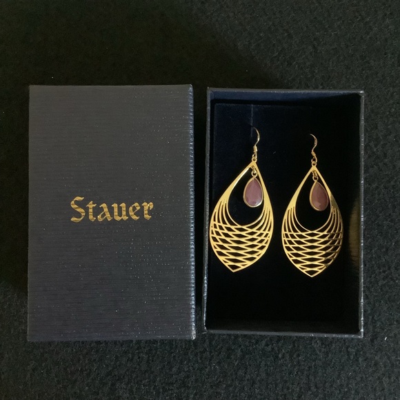 New Stauer 925 sterling silver natural ruby earrings. - Picture 2 of 9